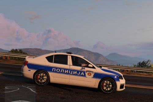 Srbska policijska patrola Škoda Octavia